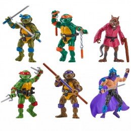 PLAYMATES TOYS TEENAGE MUTANT NINJA TURTLES 1988 REMASTERED 6-PACK ACTION FIGURES PLAYMATES TOYS TEENAGE MUTANT NINJA TURTLES 1988 REMASTERED 6-PACK ACTION FIGURES