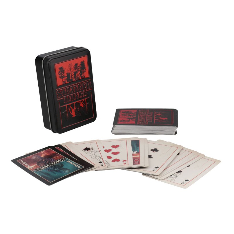 PALADONE PRODUCTS STRANGER THINGS TIN POKER PLAYING CARDS