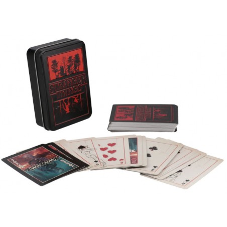 STRANGER THINGS TIN POKER PLAYING CARDS