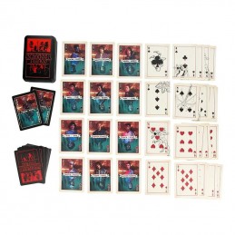 STRANGER THINGS TIN POKER PLAYING CARDS MAZZO CARTE DA GIOCO IN LATTA PALADONE PRODUCTS
