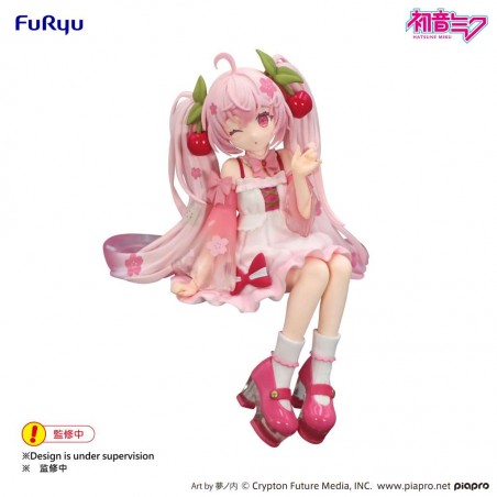 HATSUNE MIKU SAKURA MIKU 2025 WINK NOODLE STOPPER FIGURE STATUA