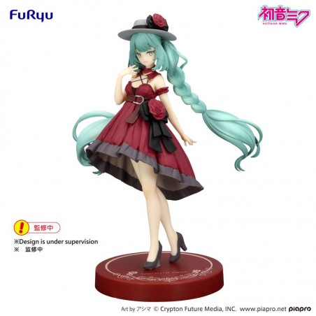 HATSUNE MIKU OUTING DRESS RED COLOR TRIO-TRY-IT FIGURE STATUA