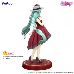 FURYU HATSUNE MIKU OUTING DRESS RED COLOR VER. TRIO-TRY-IT PVC FIGURE STATUE