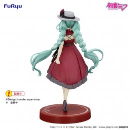 HATSUNE MIKU OUTING DRESS RED COLOR TRIO-TRY-IT FIGURE STATUA FURYU