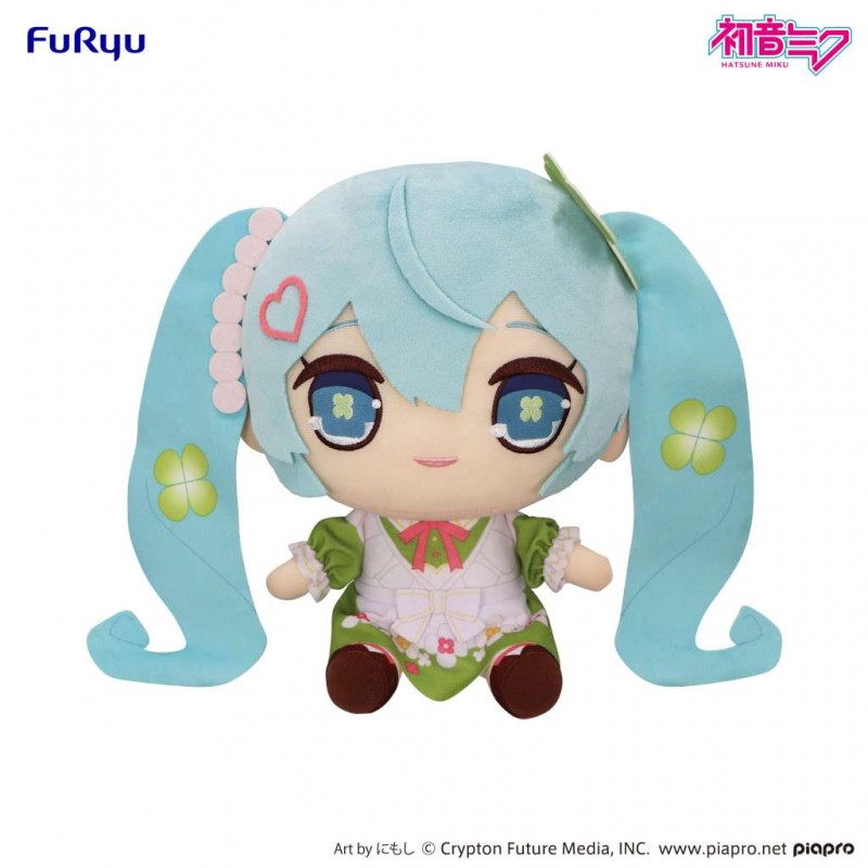 HATSUNE MIKU KYURUMARU 26CM PUPAZZO PELUCHE FIGURE FURYU