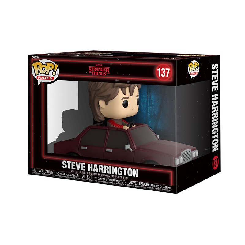 FUNKO POP! RIDES STRANGER THINGS STEVE HARRINGTON BOBBLE HEAD FIGURE FUNKO