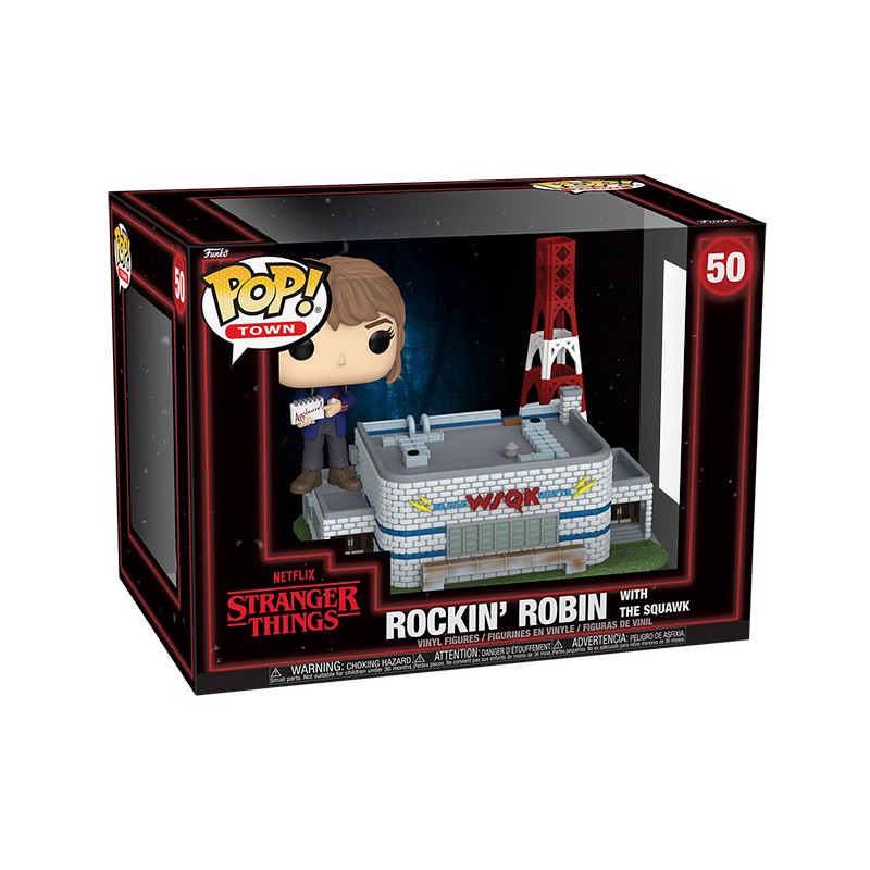 FUNKO POP! TOWN STRANGER THINGS ROCKIN' ROBIN WITH THE SQUAWK FIGURE FUNKO