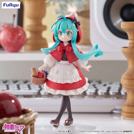 HATSUNE MIKU LITTLE RED RIDING HOOD DESKTOP FAIRY FIGURE STATUA