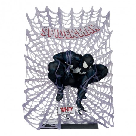 MARVEL COLLECTION PVC STATUE SPIDER-MAN CHASE BLACK COSTUME (SPIDER-MAN 1) 1/6 STATUA FIGURE