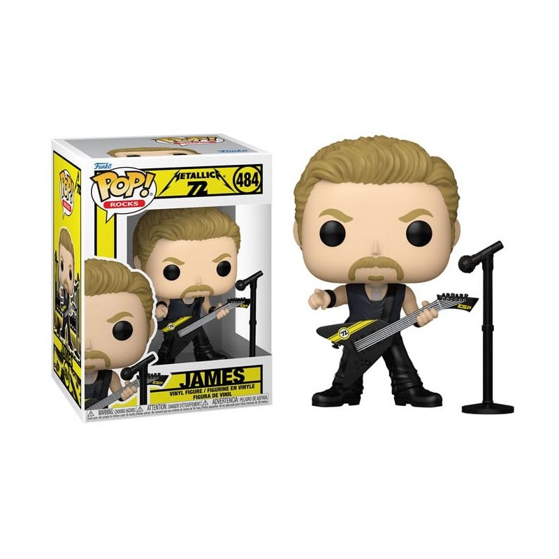 FUNKO FUNKO POP! ROCKS METALLICA 72 SEASONS JAMES HETFIELD PVC BOBBLE HEAD FIGURE