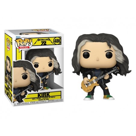 FUNKO POP! ROCKS METALLICA 72 SEASONS KIRK PVC BOBBLE HEAD FIGURE