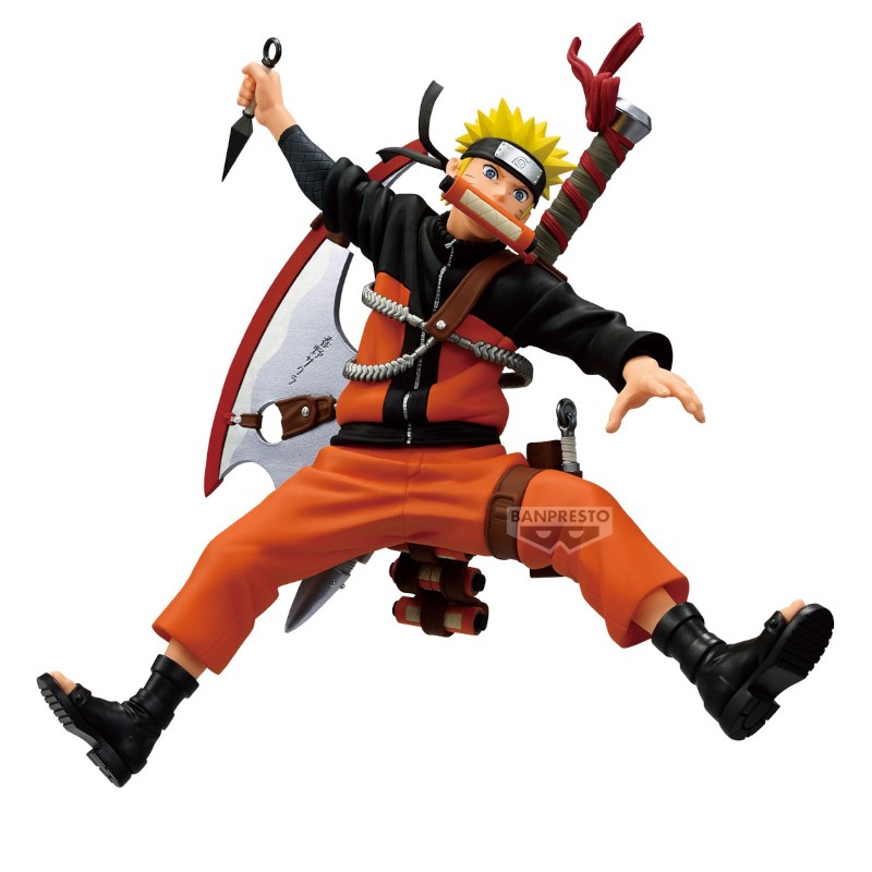 NARUTO SHIPPUDEN VIBRATION STARS UZUMAKI NARUTO 72 SERIES STATUA FIGURE BANPRESTO