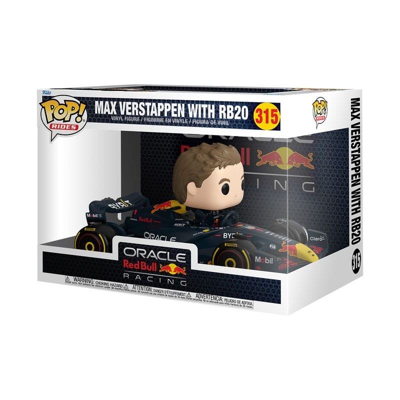 FUNKO FUNKO POP! RIDES FORMULA 1 MAX VERSTAPPEN 315 PVC BOBBLE HEAD FIGURE