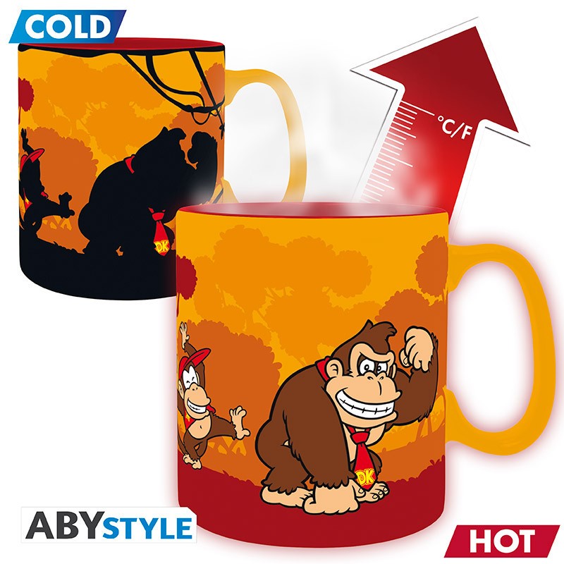 DONKEY KONG TAZZA CAMBIACOLORE 460ML ABYSTYLE