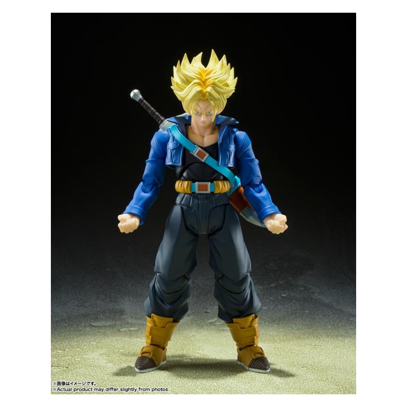 DRAGON BALL Z SUPER SAIYAN TRUNKS BOY FROM THE FUTURE S.H. FIGUARTS ACTION FIGURE BANDAI