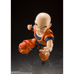 BANDAI DRAGON BALL Z KRILLIN EARTH'S STRONGEST MAN S.H. FIGUARTS REISSUE ACTION FIGURE