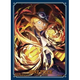 BANDAI ONE PIECE PROTECTIVE SLEEVES S12 SABO 70 PIECES