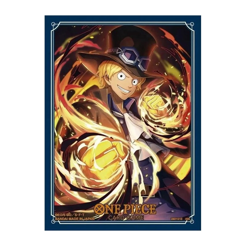 BANDAI ONE PIECE PROTECTIVE SLEEVES S12 SABO 70 PIECES