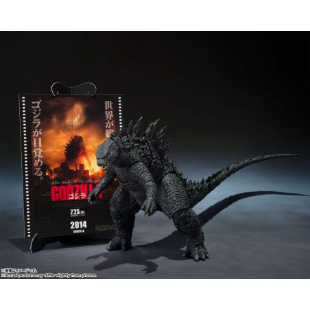 GODZILLA 2014 MOVIE GRAPHIC PLUS S.H. MONSTERARTS FIGUARTS ACTION FIGURE