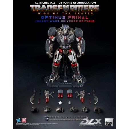 TRANSFORMERS RISE OF THE BEASTS DLX OPTIMUS PRIMAL ACTION FIGURE
