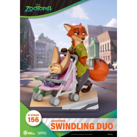 D-STAGE ZOOTOPIA SWINDLING DUO STATUA FIGURE DIORAMA