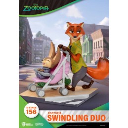D-STAGE ZOOTOPIA SWINDLING DUO STATUA FIGURE DIORAMA BEAST KINGDOM