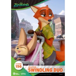 D-STAGE ZOOTOPIA SWINDLING DUO STATUA FIGURE DIORAMA BEAST KINGDOM