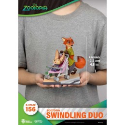 D-STAGE ZOOTOPIA SWINDLING DUO STATUA FIGURE DIORAMA BEAST KINGDOM