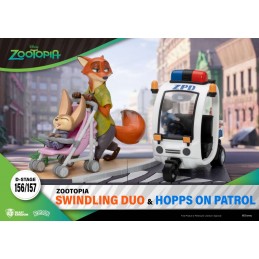 D-STAGE ZOOTOPIA SWINDLING DUO STATUA FIGURE DIORAMA BEAST KINGDOM