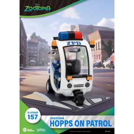 D-STAGE ZOOTOPIA HOPPS ON PATROL STATUA FIGURE DIORAMA
