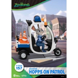 BEAST KINGDOM D-STAGE SERIES ZOOTOPIA HOPPS ON PATROL STATUE FIGURE DIORAMA