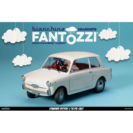 FANTOZZI E FILINI LA BIANCHINA AL CAMPEGGIO 1/18 DIE CAST FIGURE