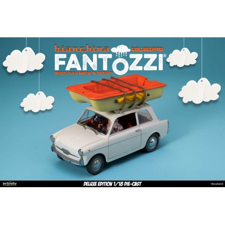 FANTOZZI E FILINI LA BIANCHINA AL CAMPEGGIO DELUXE VERSION 1/18 SCALE DIE CAST FIGURE