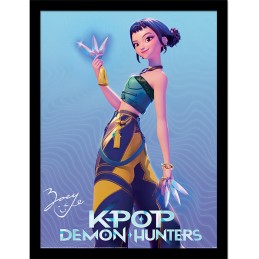 PYRAMID INTERNATIONAL KPOP DEMON HUNTERS ZOEY COLLECTOR PRINT 30X40CM