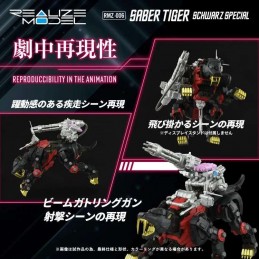 TAKARA TOMY ZOIDS RMZ-006 SABER TIGER SCHWARZ SPECIAL 1/100 SCALE MODEL KIT ACTION FIGURE