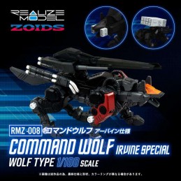 TAKARA TOMY ZOIDS RMZ-008 COMMAND WOLF IRVINE 1/100 SCALE MODEL KIT ACTION FIGURE