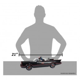 MC FARLANE DC MULTIVERSE VEHICLE BATMAN 1966 BATMOBILE PVC ACTION FIGURE