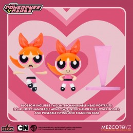 THE POWERPUFF GIRLS LE SUPERCHICCHE SET 5 POINTS ACTION FIGURE 4X SET MEZCO TOYS