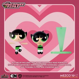 MEZCO TOYS THE POWERPUFF GIRLS SET 5 POINTS ACTION FIGURE 4X SET