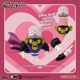 MEZCO TOYS THE POWERPUFF GIRLS SET 5 POINTS ACTION FIGURE 4X SET