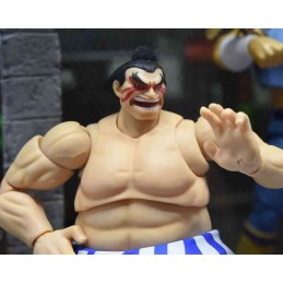 ULTRA STREET FIGHTER II E. HONDA DELUXE ACTION FIGURE JADA TOYS