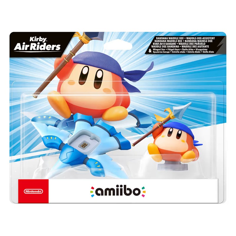 NINTENDO KIRBY AIR RIDERS AMIIBO BANDANA WADDLE DEE AND ASSISTENT
