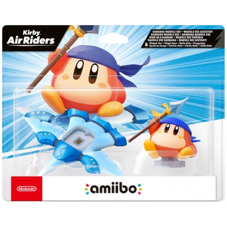KIRBY AIR RIDERS AMIIBO BANDANA WADDLE DEE AND ASSISTENT