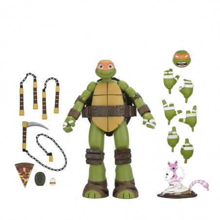 TMNT NINJA TURTLES 2012 MICHELANGELO ULTIMATE ACTION FIGURE
