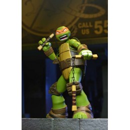NECA TMNT NINJA TURTLES 2012 MICHELANGELO ULTIMATE ACTION FIGURE