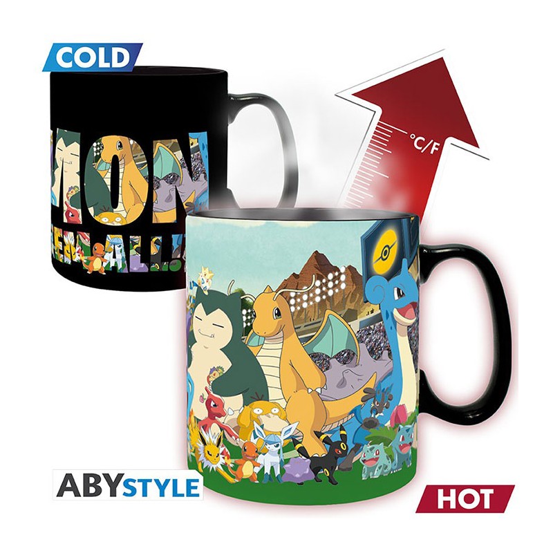 POKEMON GOTTA CATCH EM ALL TAZZA CAMBIACOLORE ABYSTYLE