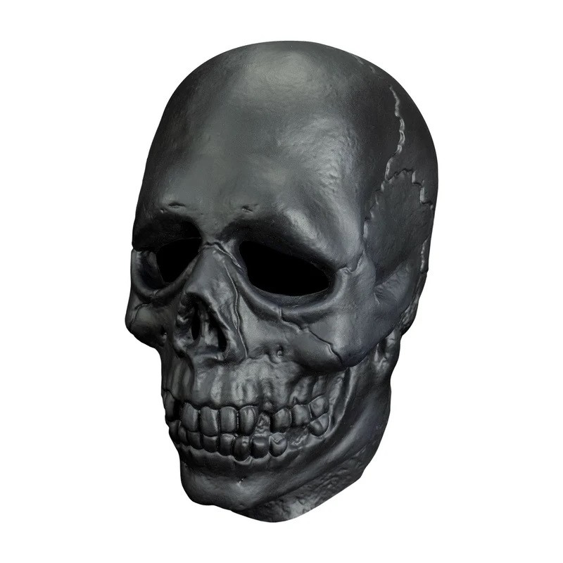 TRICK OR TREAT STUDIOS DON POST BLACK SKULL VINYL MASK