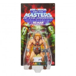 MASTERS OF THE UNIVERSE ORIGINS HE-MAN CARTOON ACTION FIGURE MATTEL