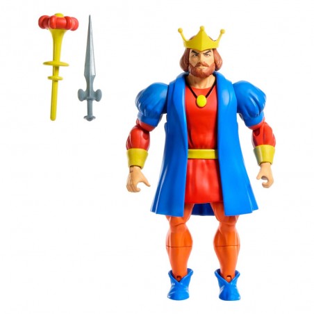 MASTERS OF THE UNIVERSE ORIGINS KING RANDOR CARTOON ACTION FIGURE