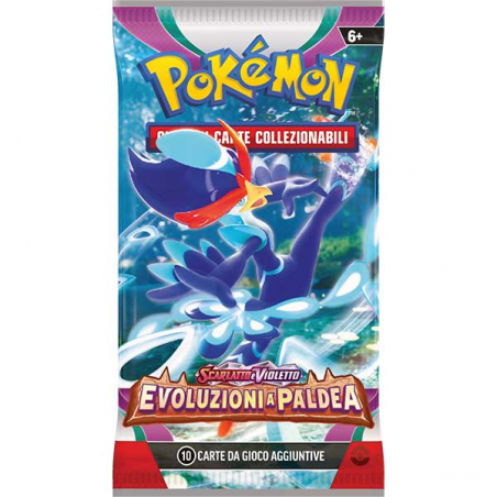 POKEMON EVOLUZIONI A PALDEA BUSTINA IN ITALIANO